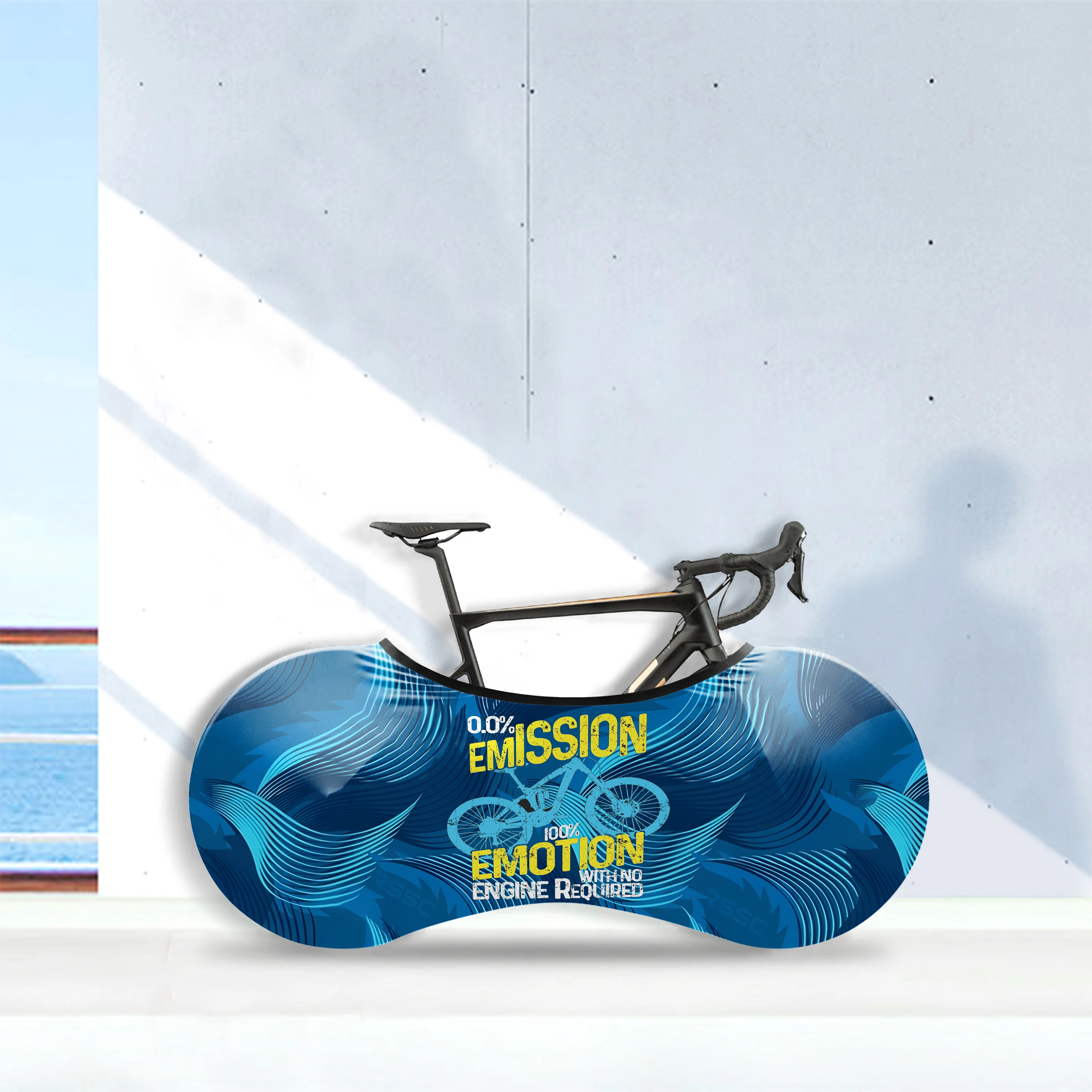 0.0% Emission 100% Emotio Bicycle Wheels Cover - Image 2