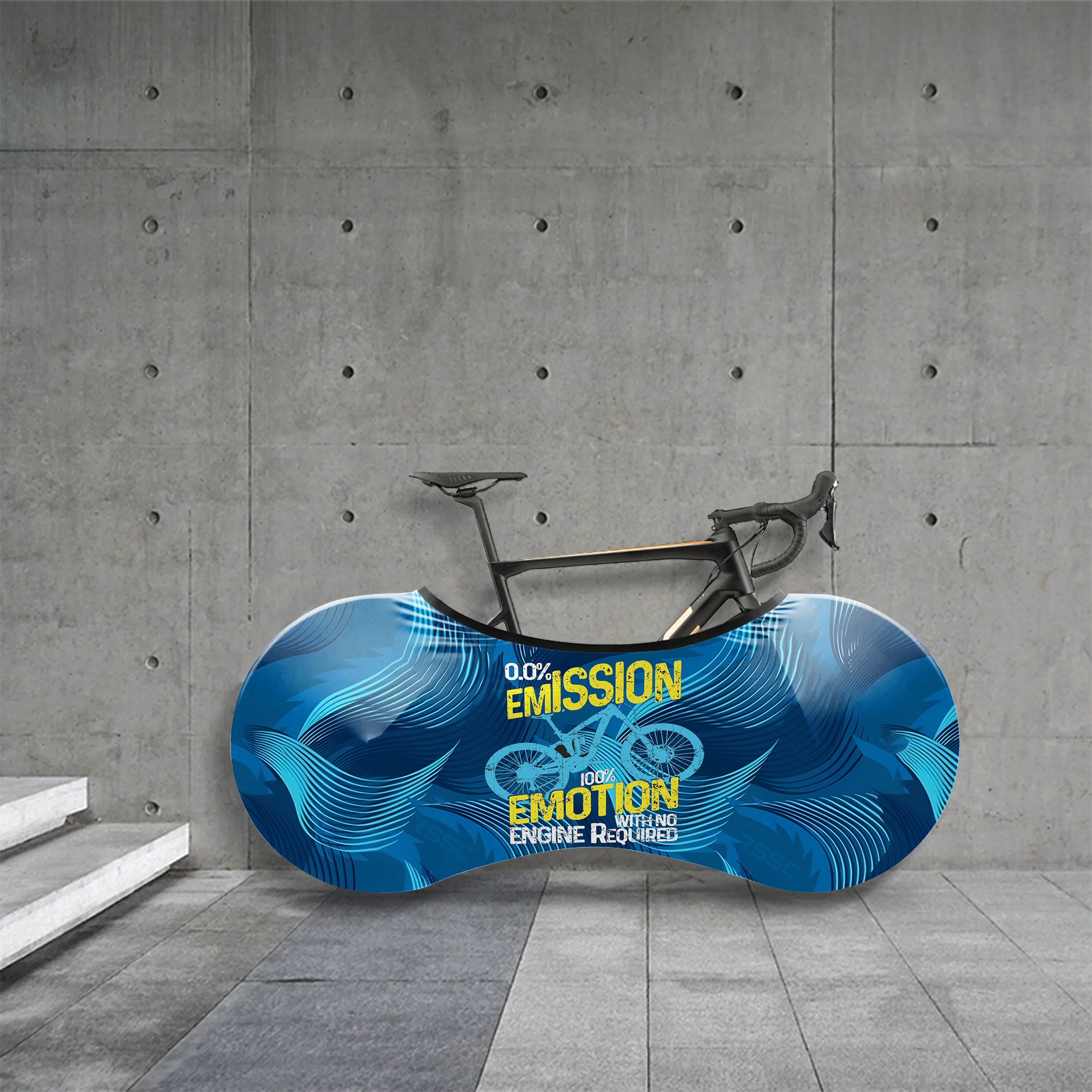 0.0% Emission 100% Emotio Bicycle Wheels Cover - Image 3