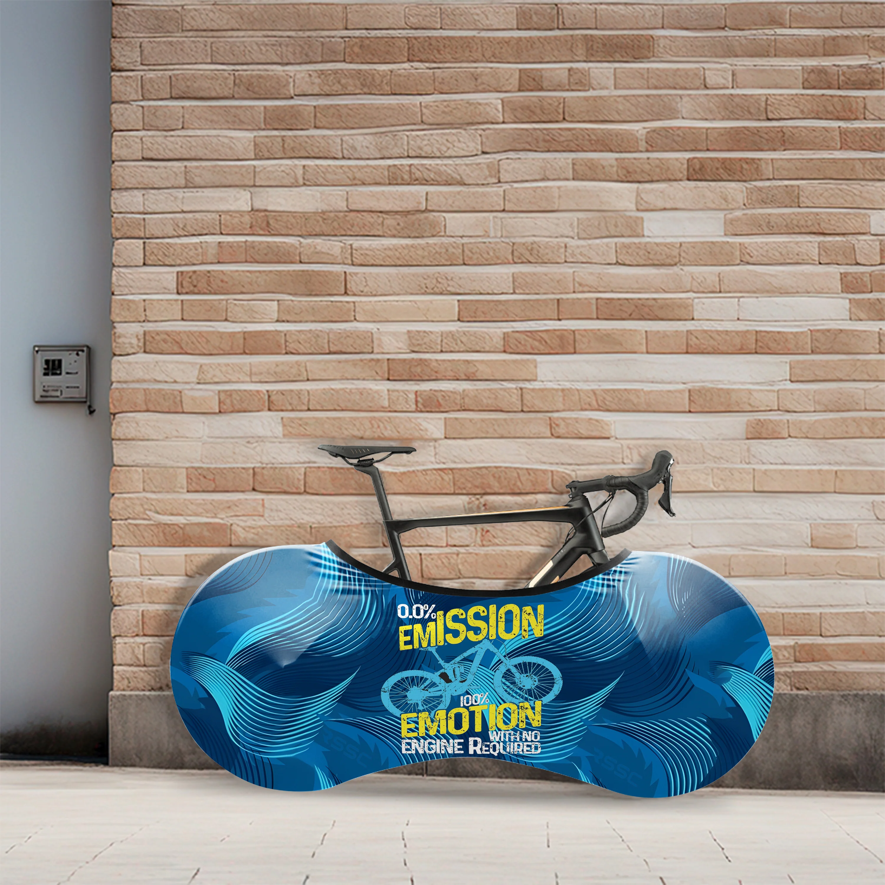 0.0% Emission 100% Emotio Bicycle Wheels Cover - Image 4