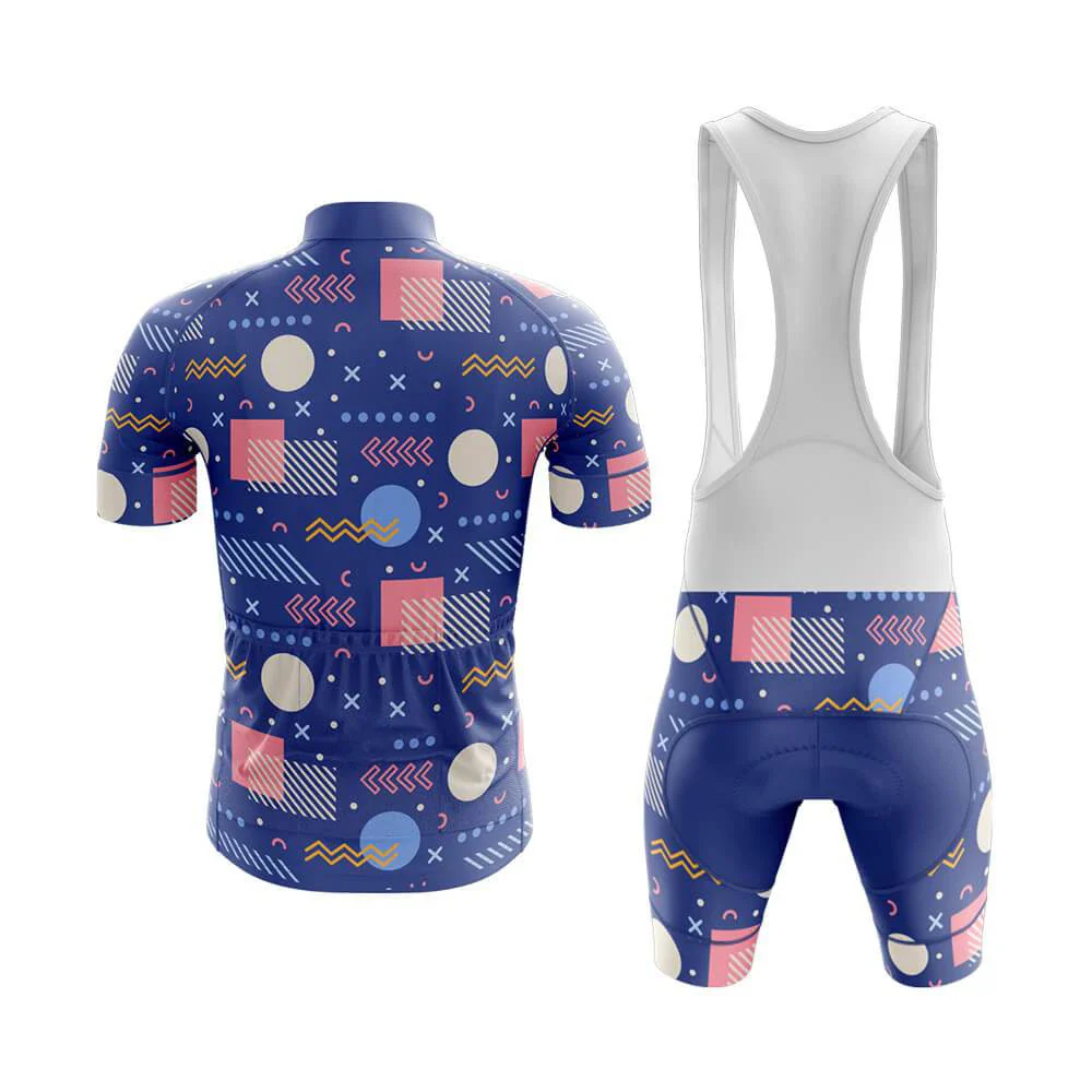 90s Memphis Club Men's Short Sleeve Cycling Kit - Image 2