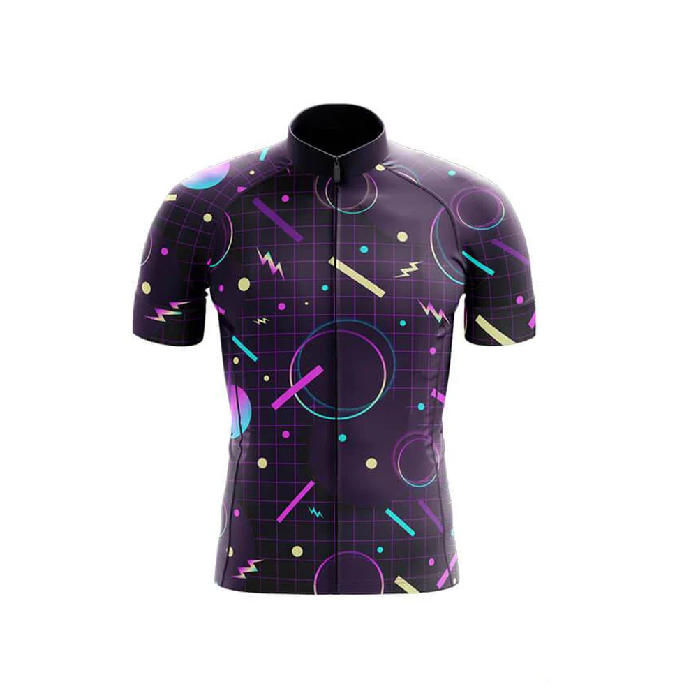 90s Memphis Club Men's Short Sleeve Cycling Kit - Image 3