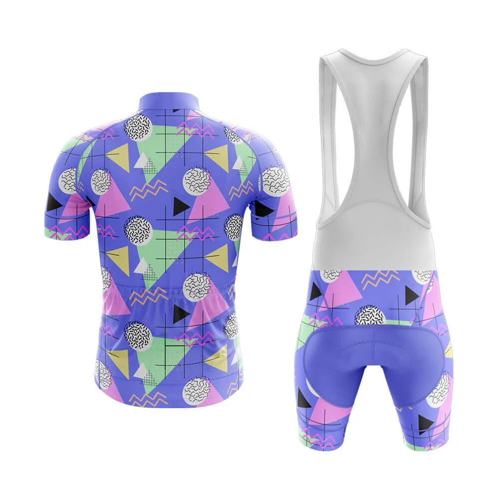 90s Memphis Club Men's Short Sleeve Cycling Kit - Image 2