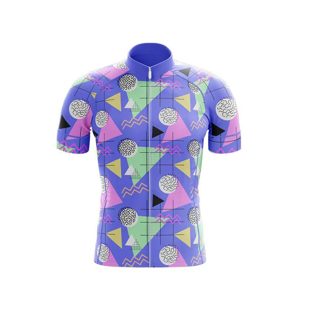 90s Memphis Club Men's Short Sleeve Cycling Kit - Image 3