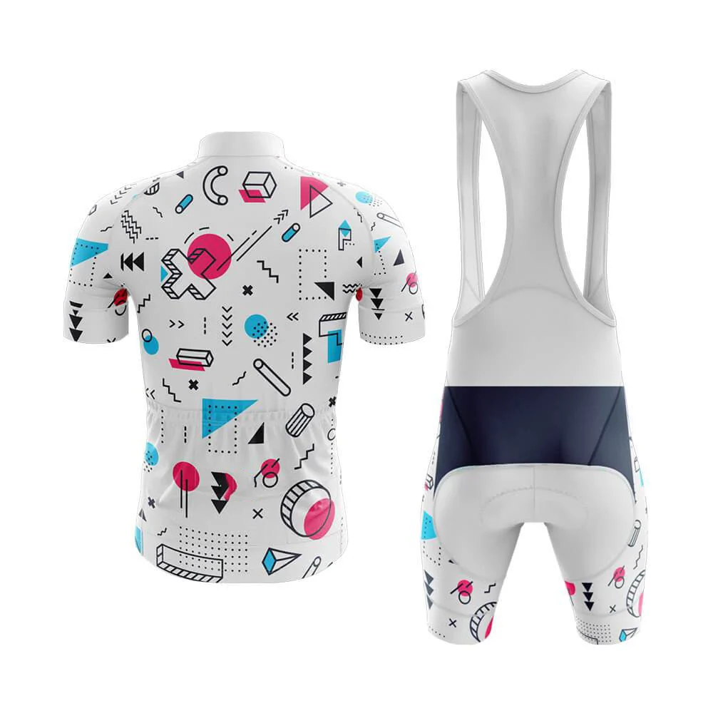 90s Memphis Club Men's Short Sleeve Cycling Kit - Image 2