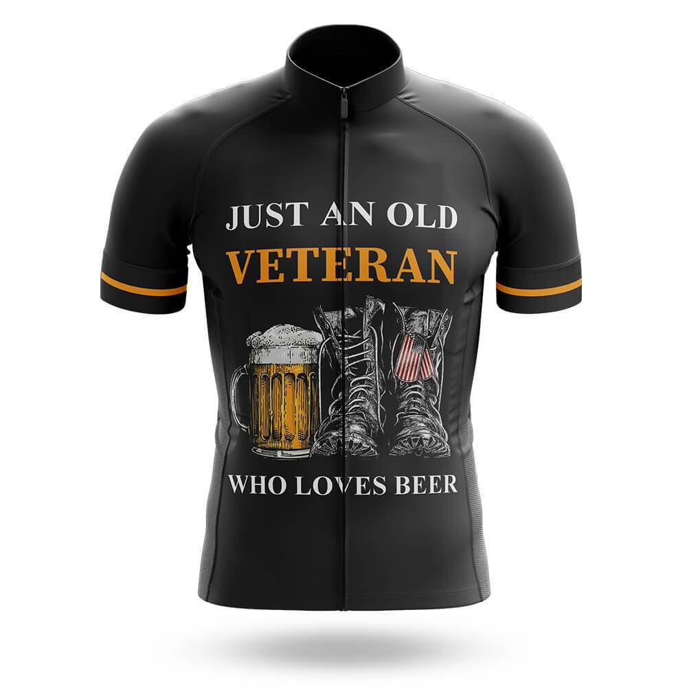 A Veteran Loves Beer Men's Short Sleeve Cycling Kit - Image 3