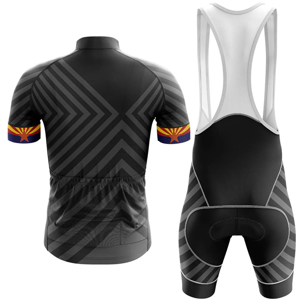 Arizona Black Men's Short Sleeve Cycling Kit - Image 2