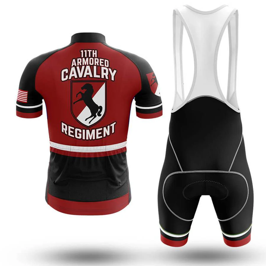11th Armored Cavalry Regiment Men's Short Sleeve Cycling Kit - Image 2