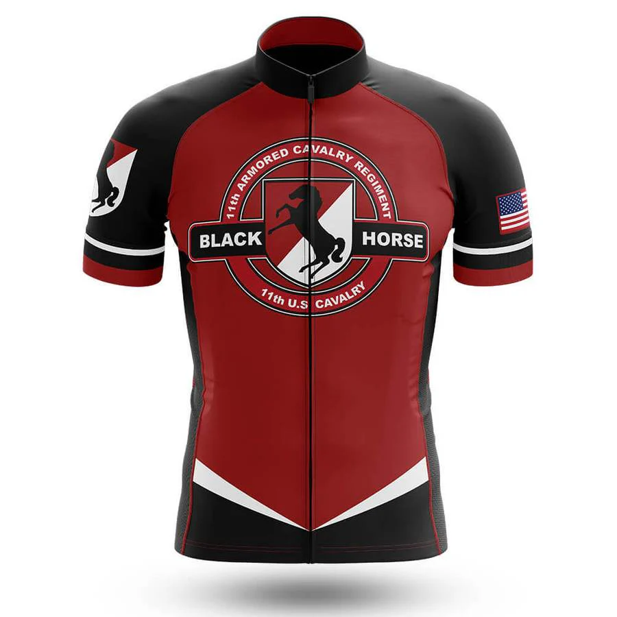 11th Armored Cavalry Regiment Men's Short Sleeve Cycling Kit - Image 3