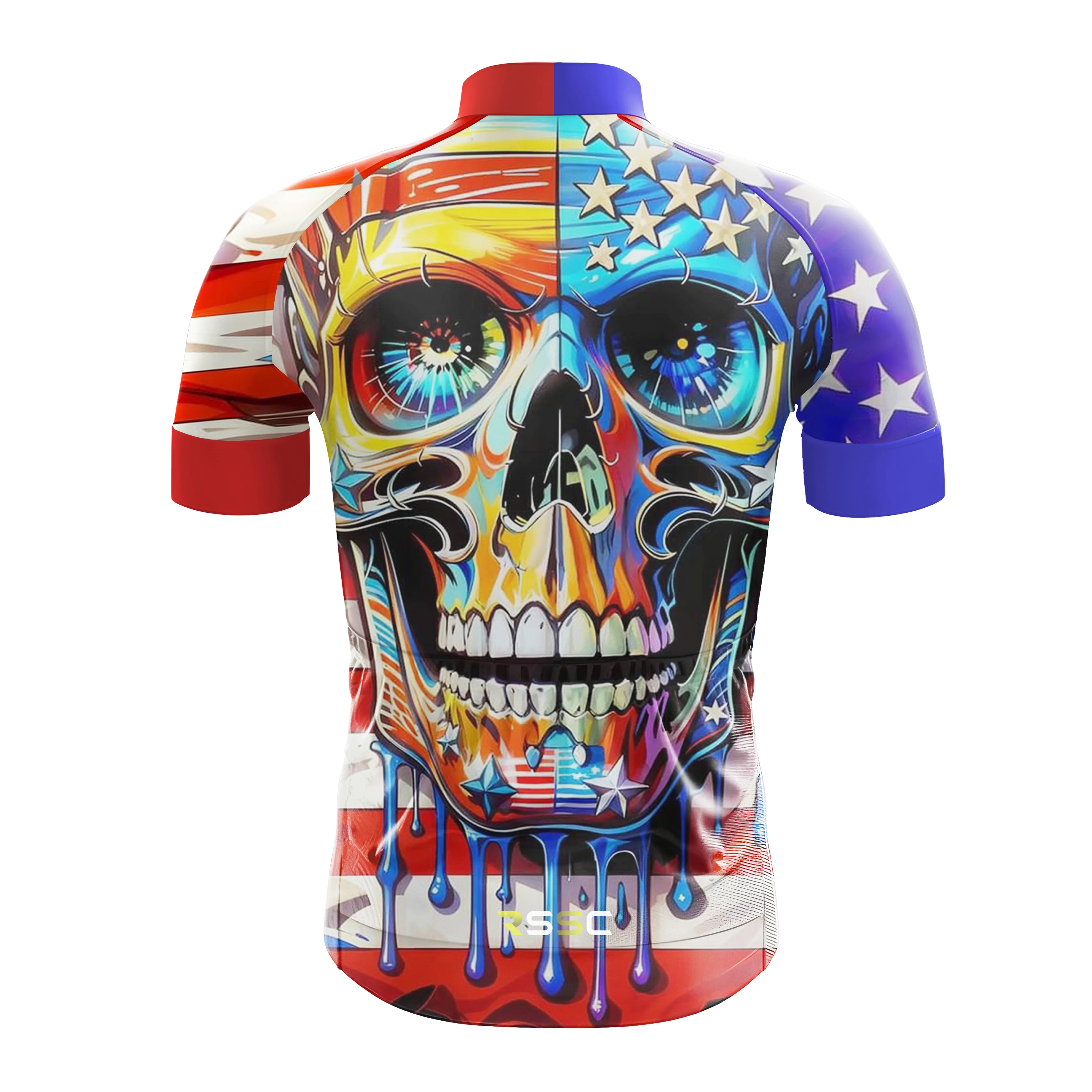 Artistic Skull Men's Cycling Kit - Image 4