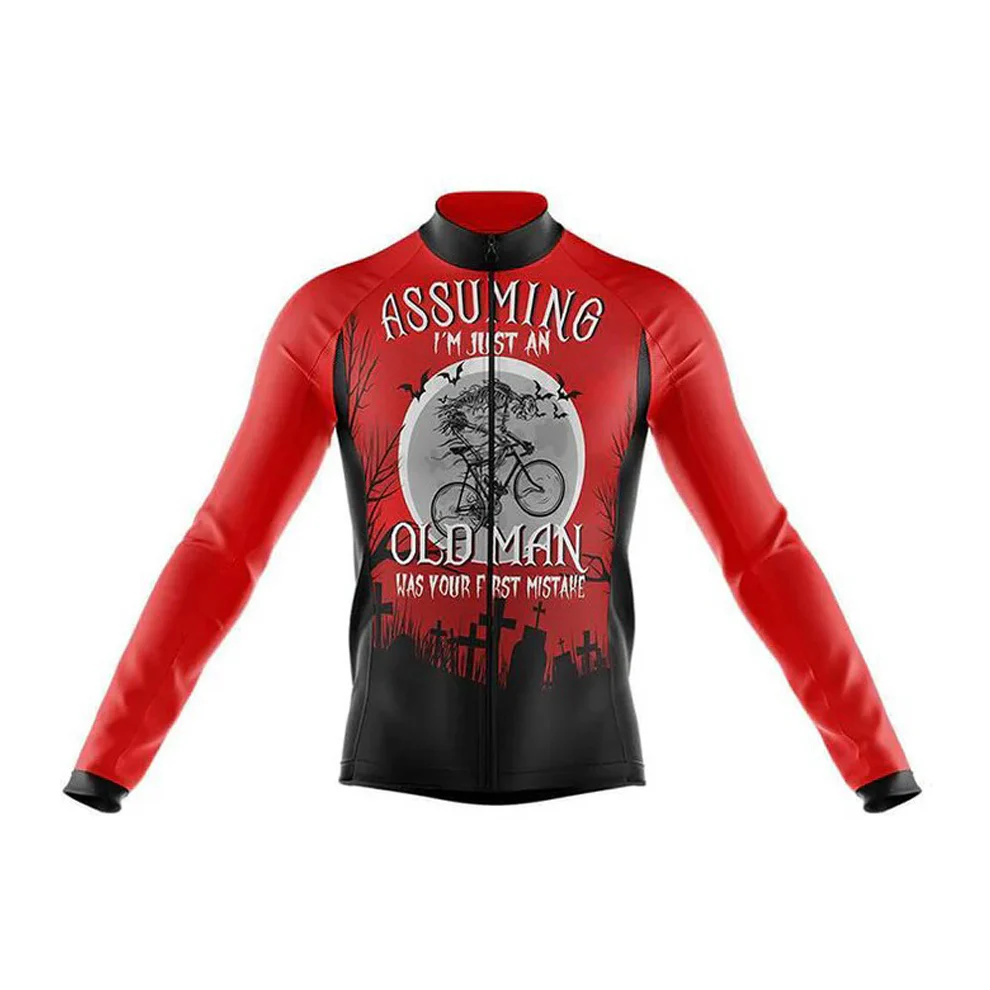 Assuming Old Man Men's Long Sleeve Cycling Kit - Image 3