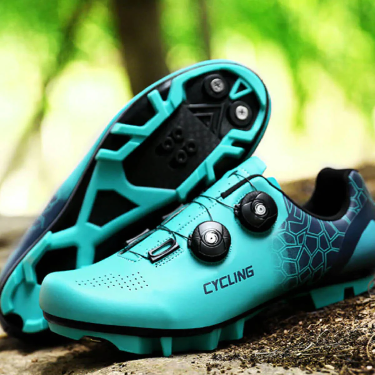 Atomic Cyan Cycling Shoes - Image 7
