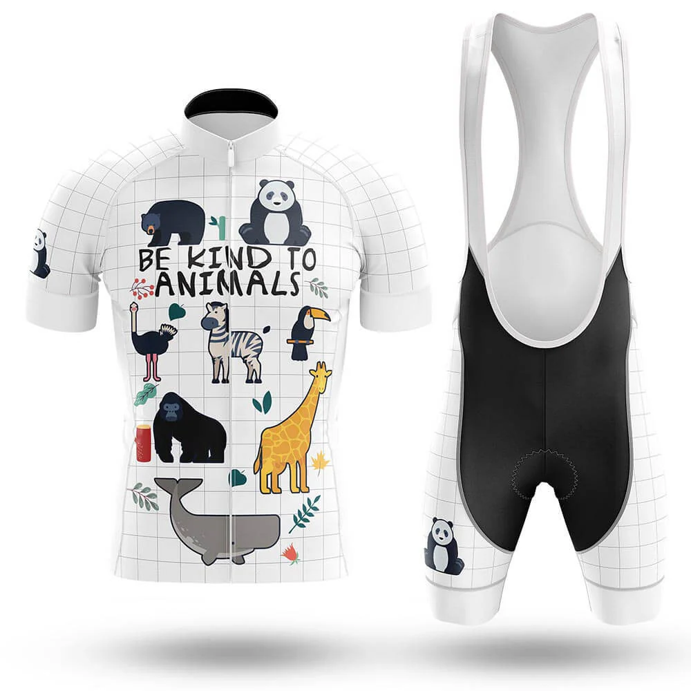 Be Kind To Animals Men's Short Sleeve Cycling Kit