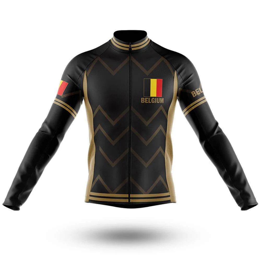 Belgium Men's Long Sleeve Cycling Kit - Image 3