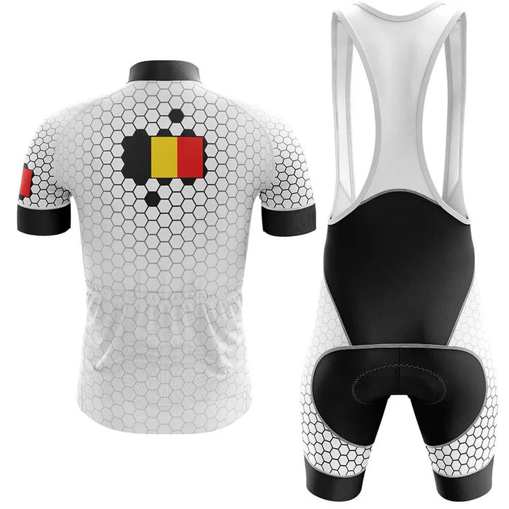 BELGIUM V5 Men's Short Sleeve Cycling Kit - Image 2