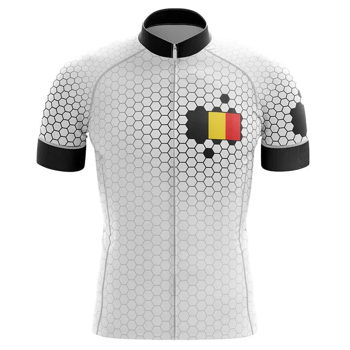 BELGIUM V5 Men's Short Sleeve Cycling Kit - Image 3