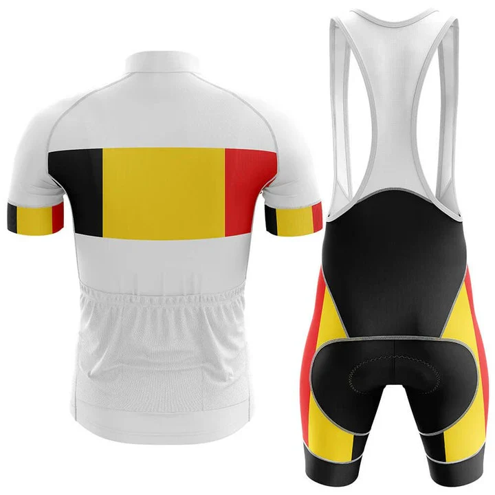 BELGIUM V4 Men's Short Sleeve Cycling Kit - Image 2