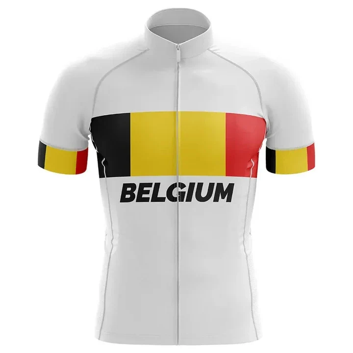 BELGIUM V4 Men's Short Sleeve Cycling Kit - Image 3