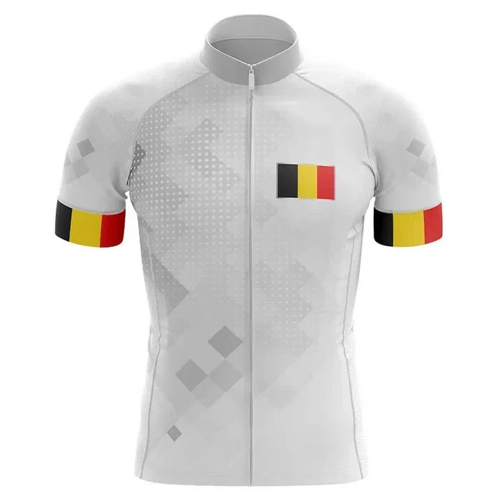 BELGIUM Men's Short Sleeve Cycling Kit - Image 3