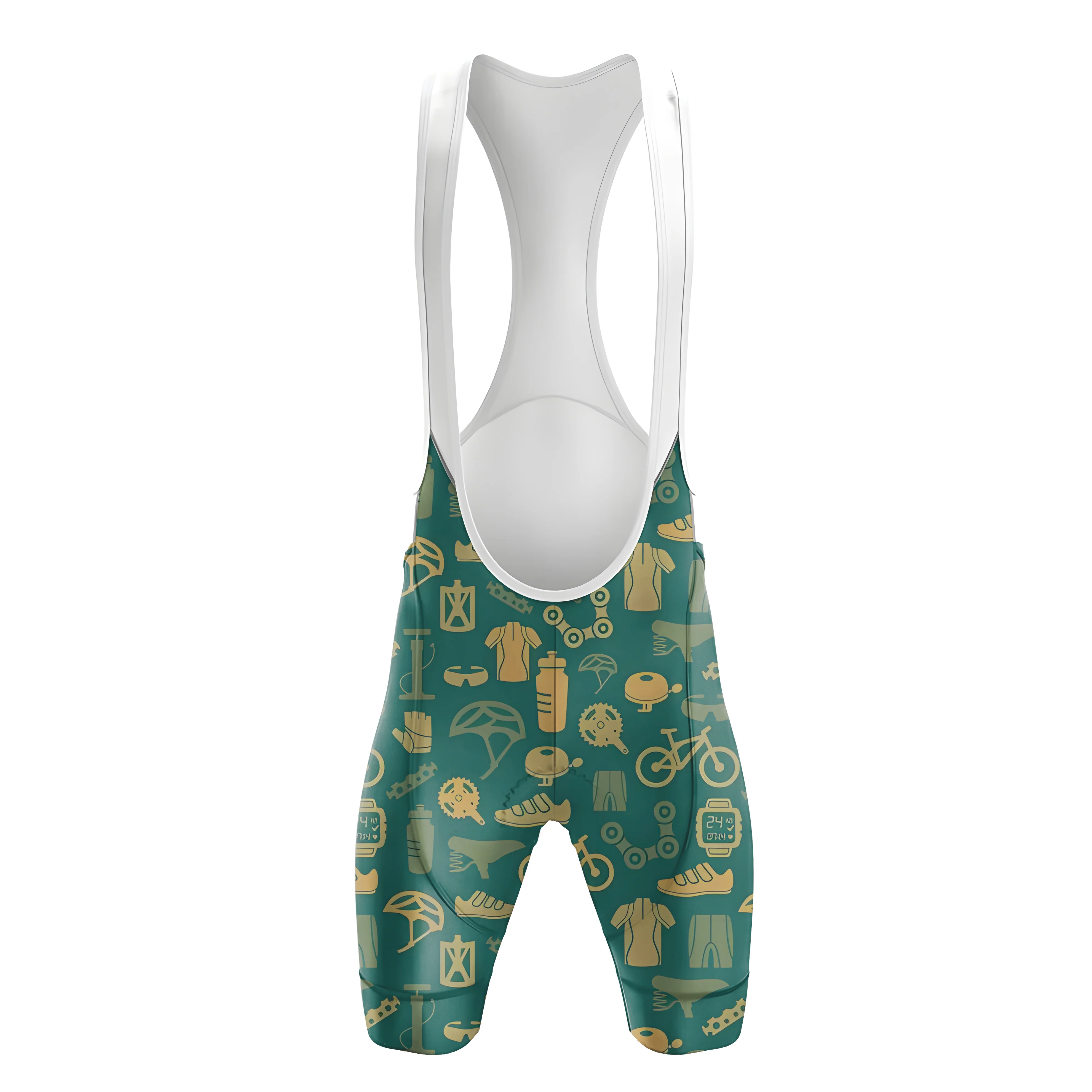 Bicycle Equipment Pattern Women's Short Sleeve Cycling Kit - Image 5