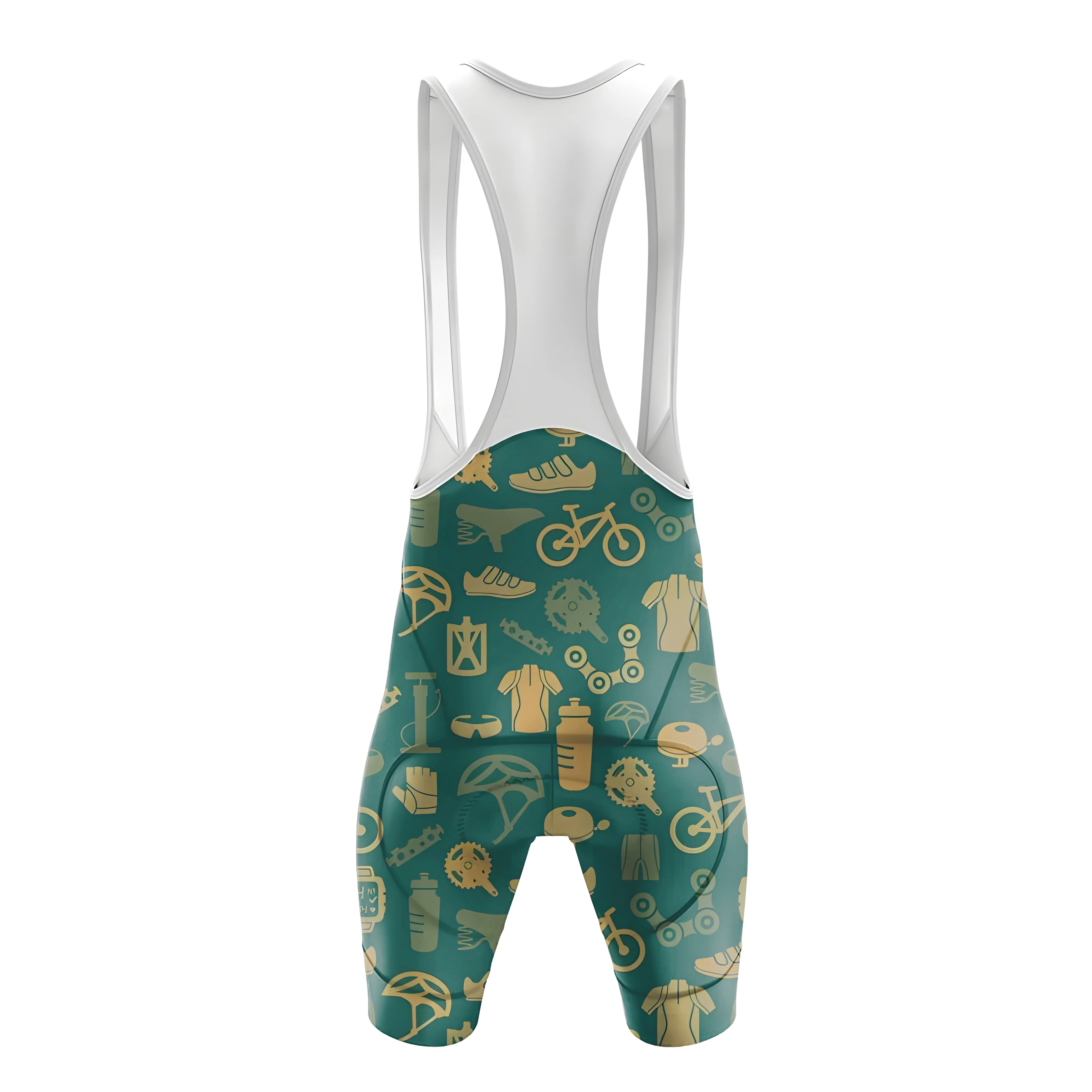 Bicycle Equipment Pattern Women's Short Sleeve Cycling Kit - Image 6