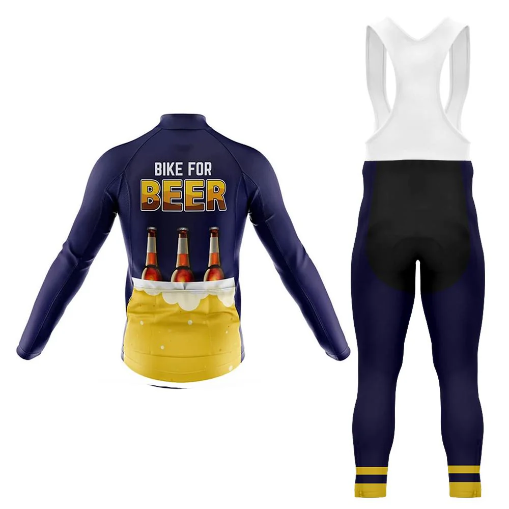 Bike For Beer Men's Long Sleeve Cycling Kit - Image 2