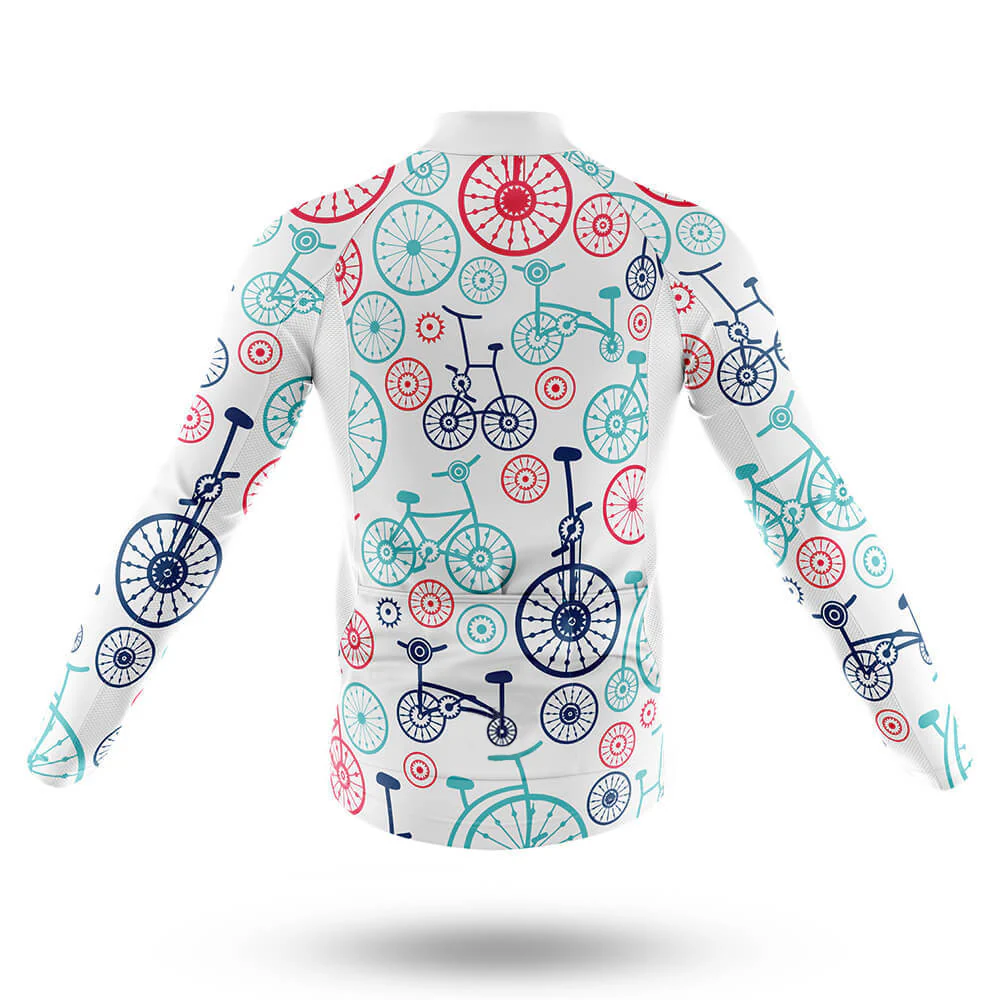 Bike Pattern Men's Cycling Kit - Image 6
