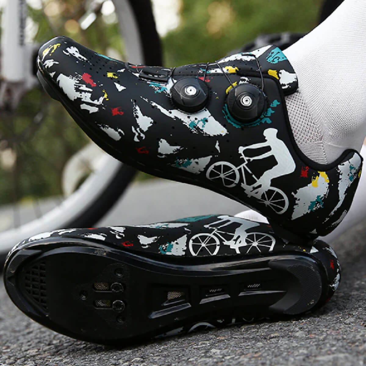 Black Bam Cycling Shoes - Image 4