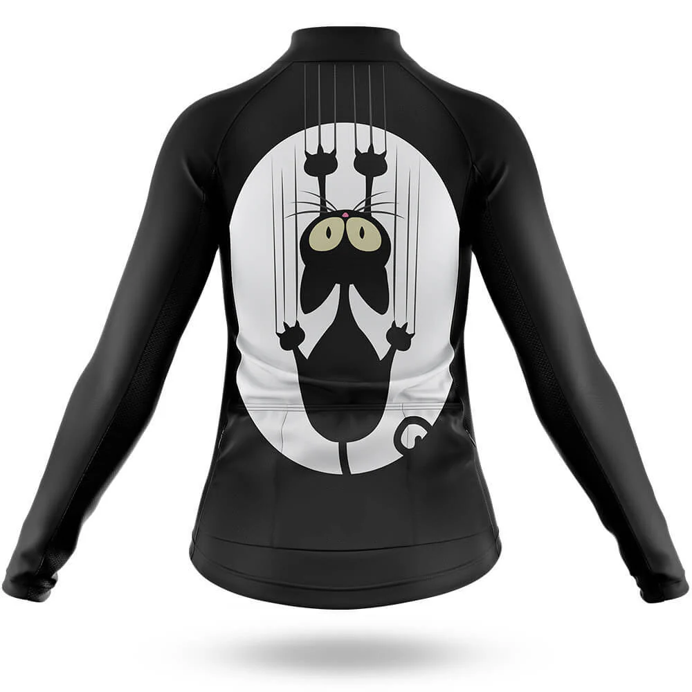 Black Cat Claw Women's Short Sleeve Cycling Kit - Image 6