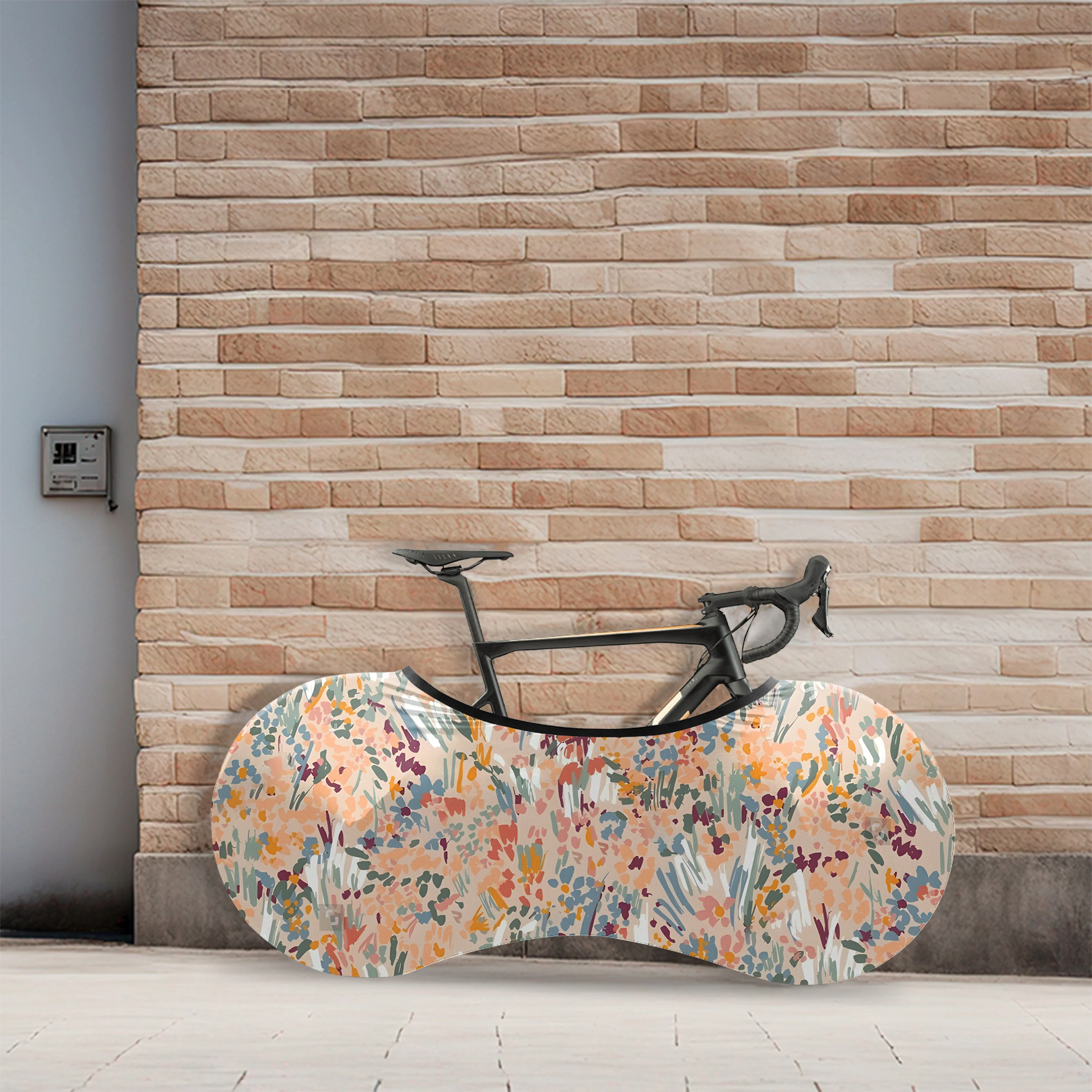 Blooming Flowers Bicycle Wheels Cover - Image 3