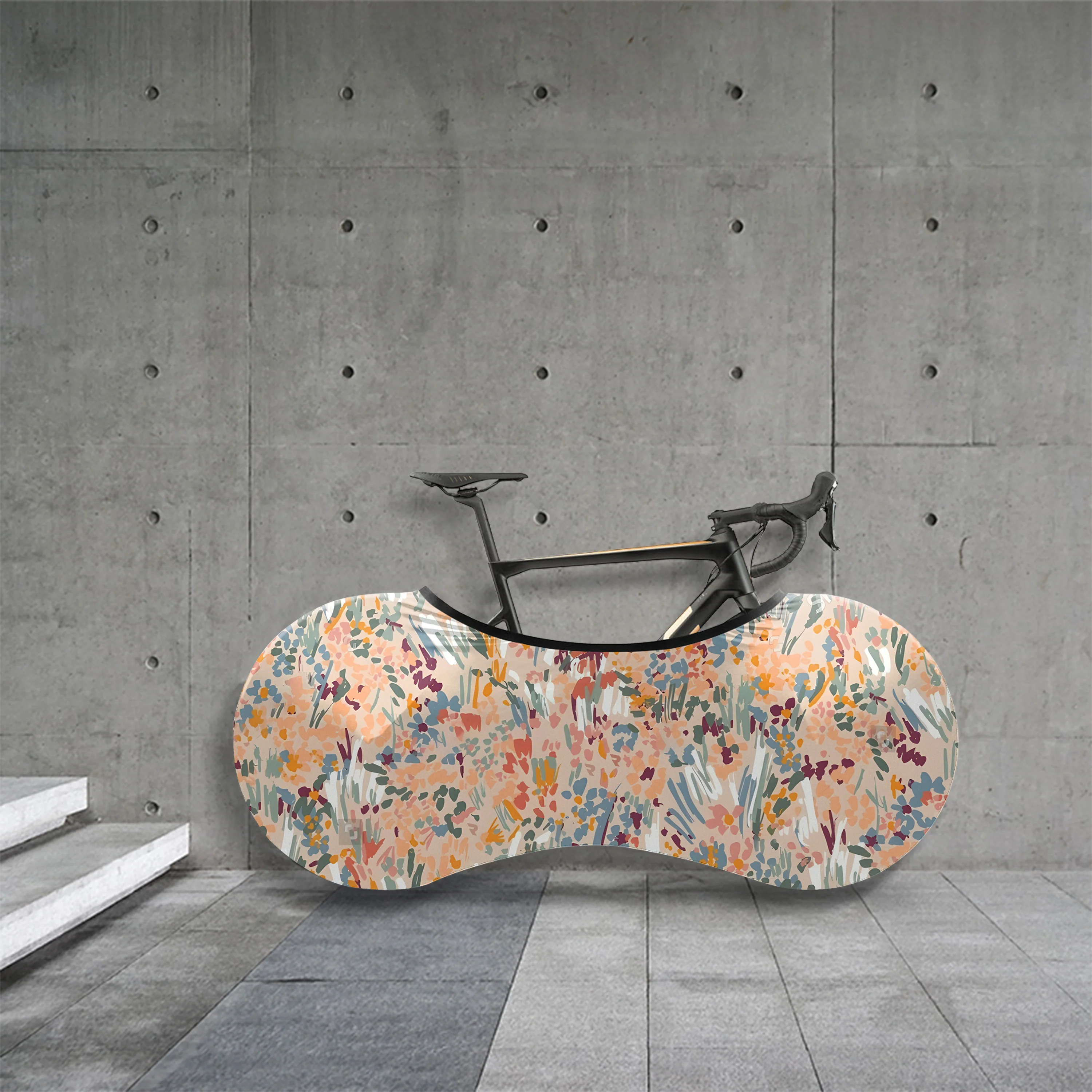 Blooming Flowers Bicycle Wheels Cover - Image 4