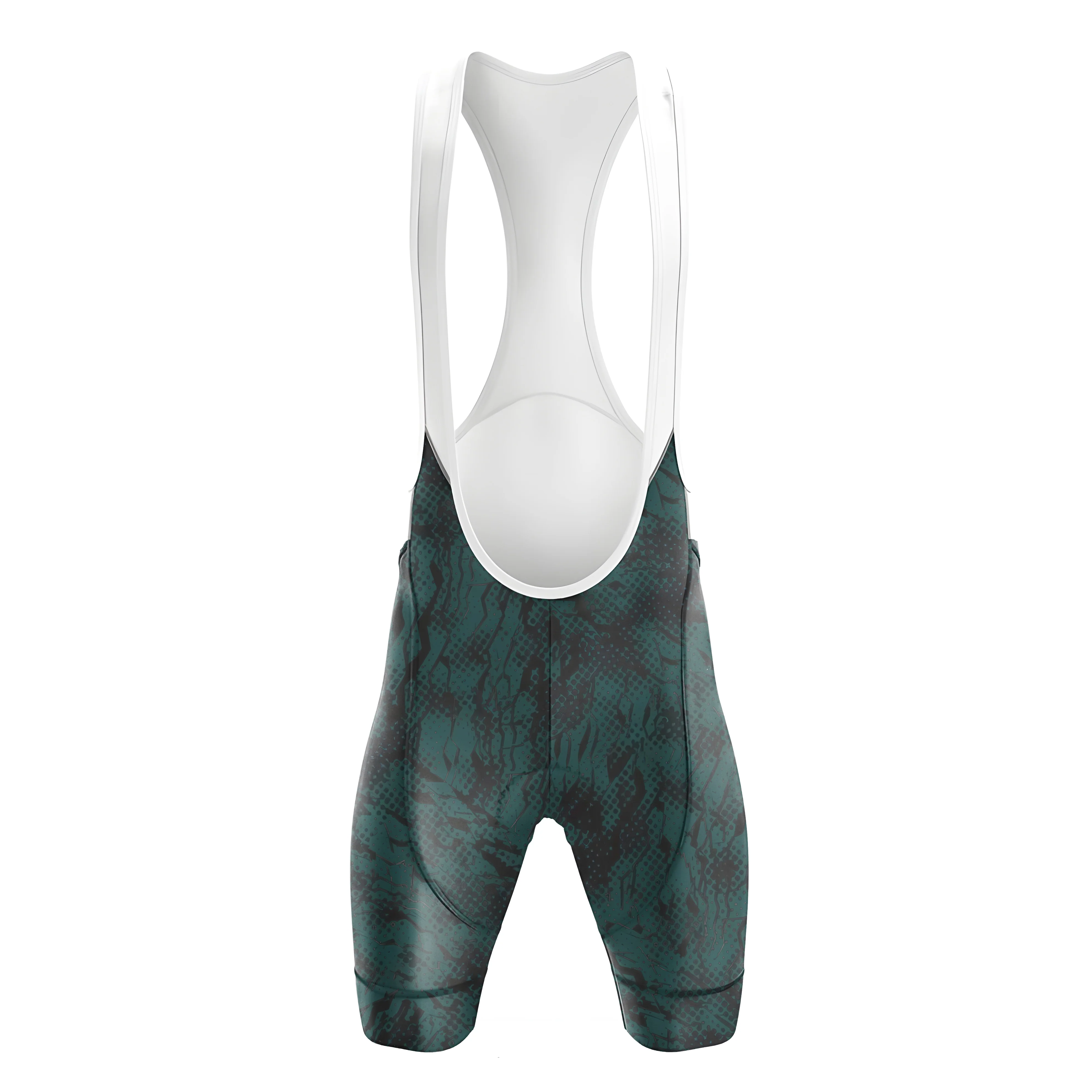 Blue Black Texture Women's Short Sleeve Cycling Kit - Image 5