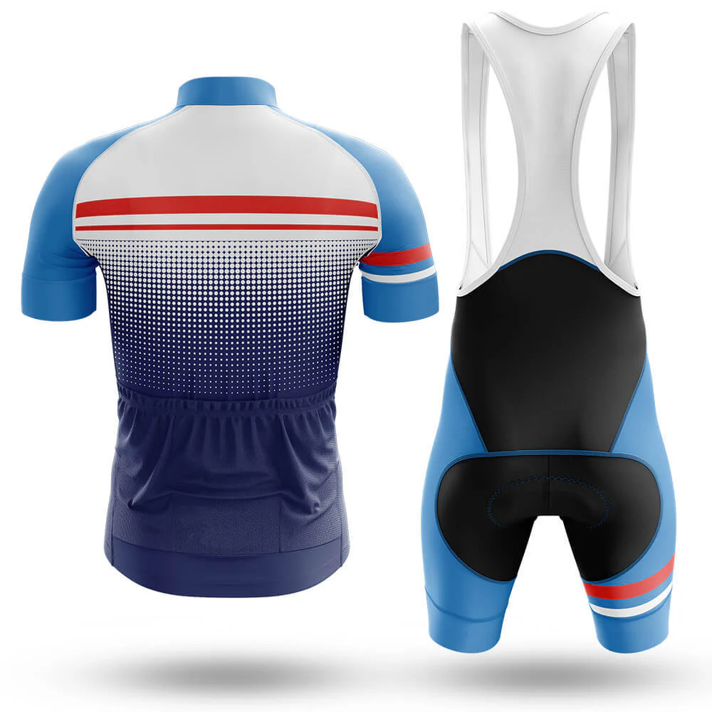 Blue Red Men's Cycling Kit - Image 2