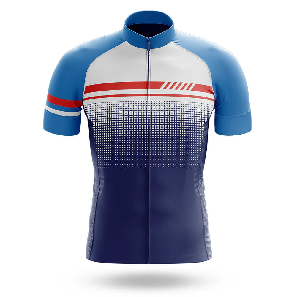 Blue Red Men's Cycling Kit - Image 3