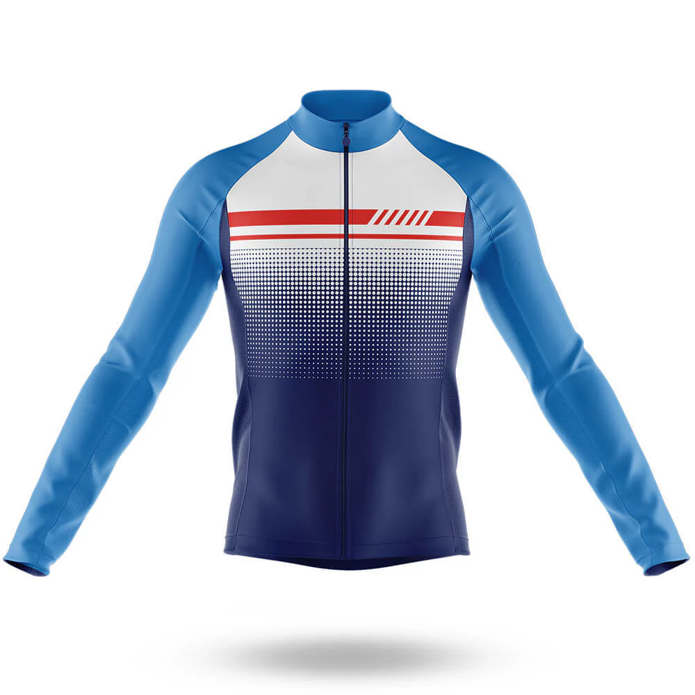 Blue Red Men's Cycling Kit - Image 5