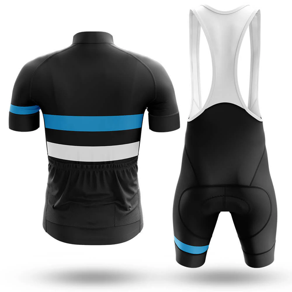 Blue White Lines Men's Cycling Kit - Image 2