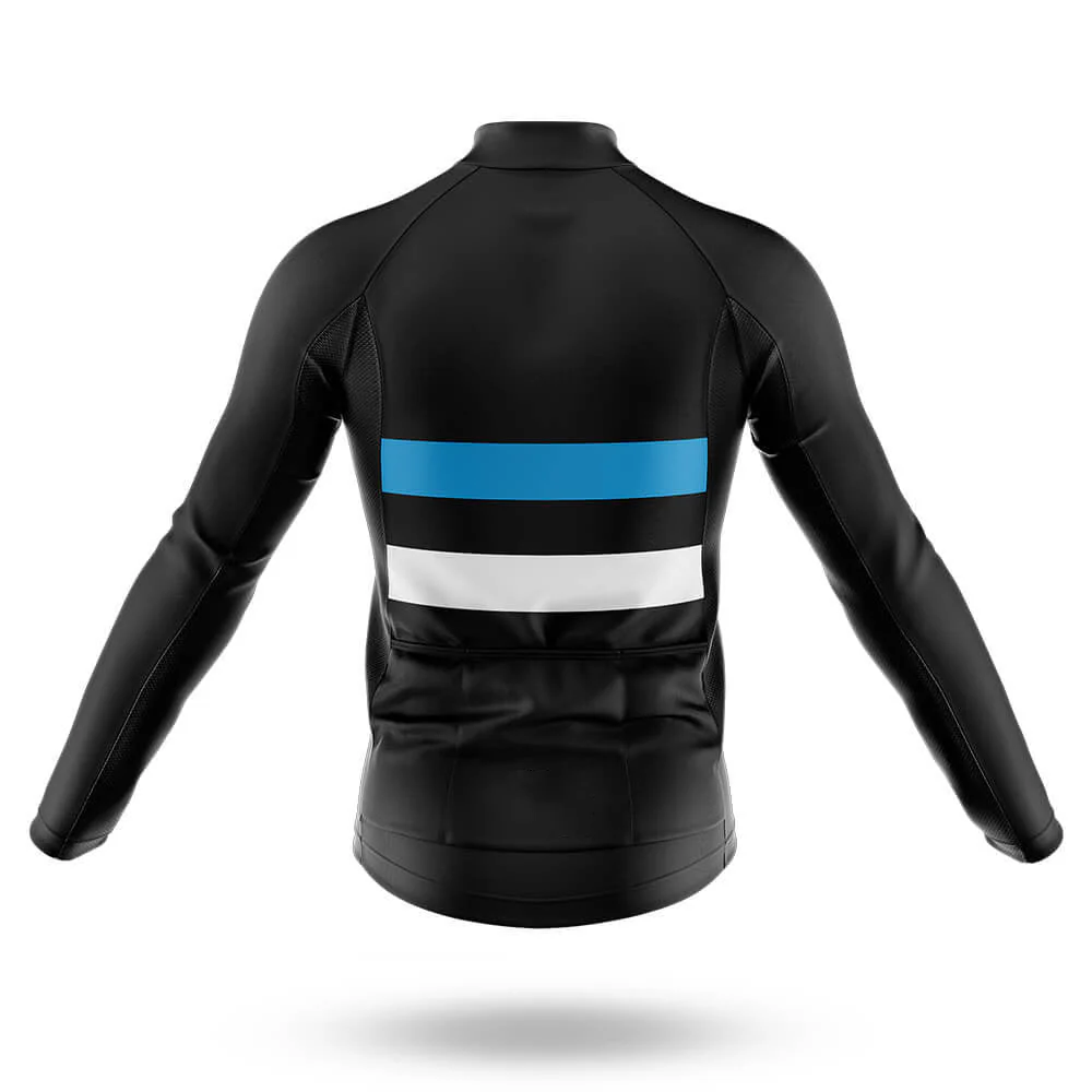 Blue White Lines Men's Cycling Kit - Image 6