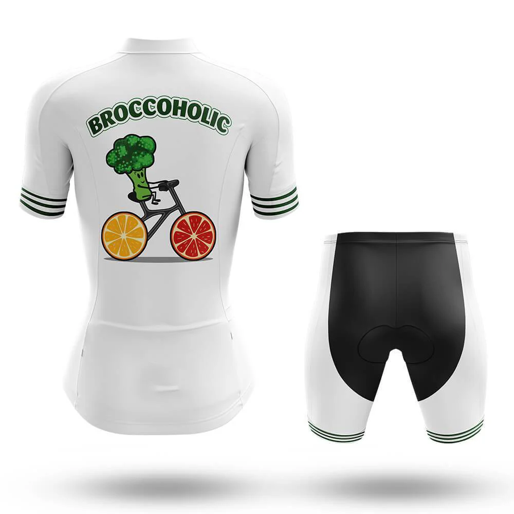 Broccoholic Women's Short Sleeve Cycling Kit - Image 2