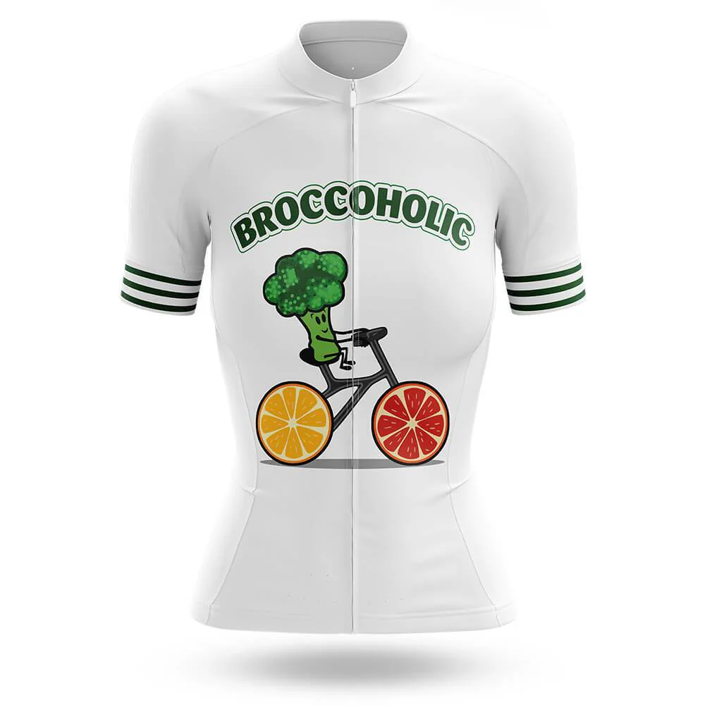 Broccoholic Women's Short Sleeve Cycling Kit - Image 3