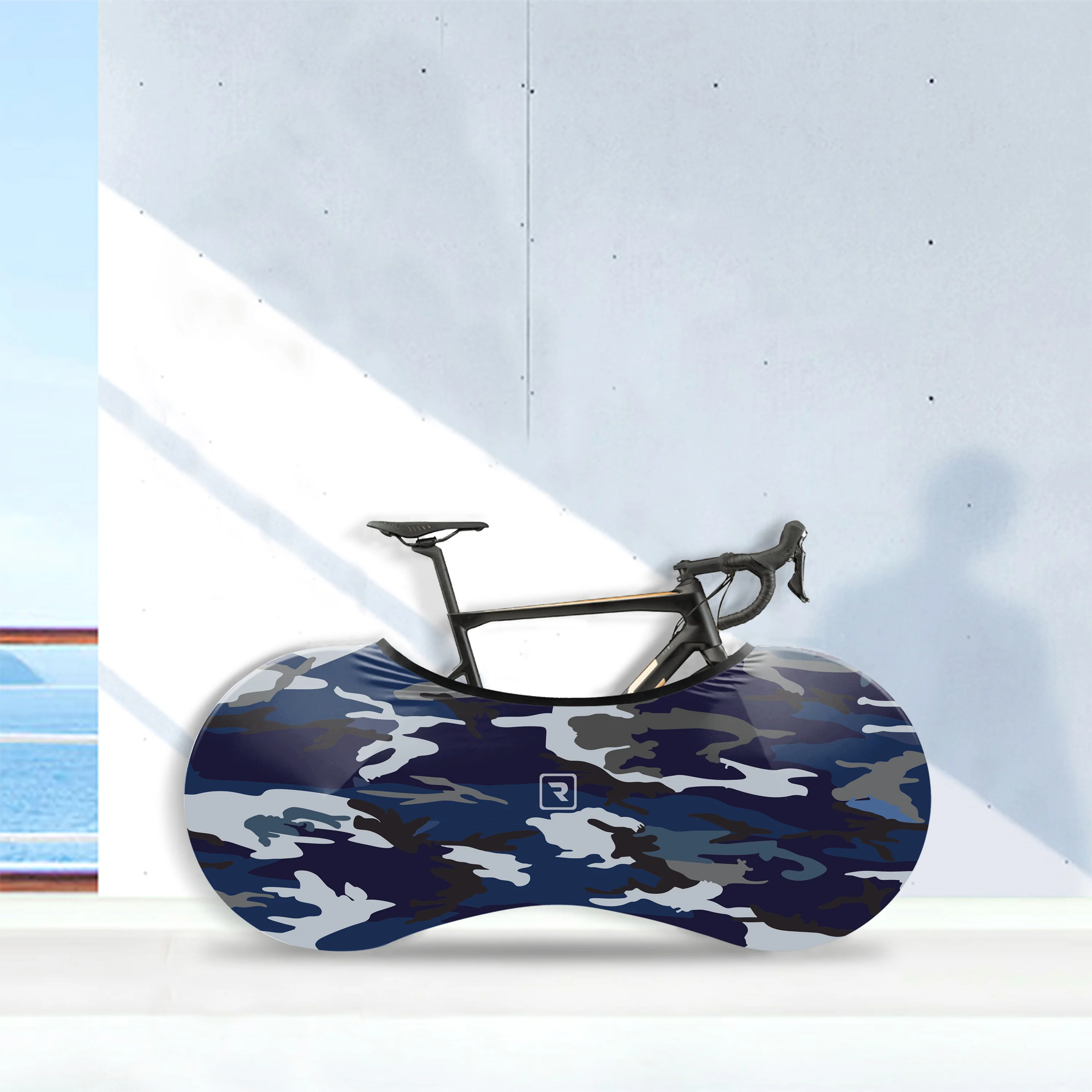 Camo Dachshund Bicycle Wheels Cover - Image 2