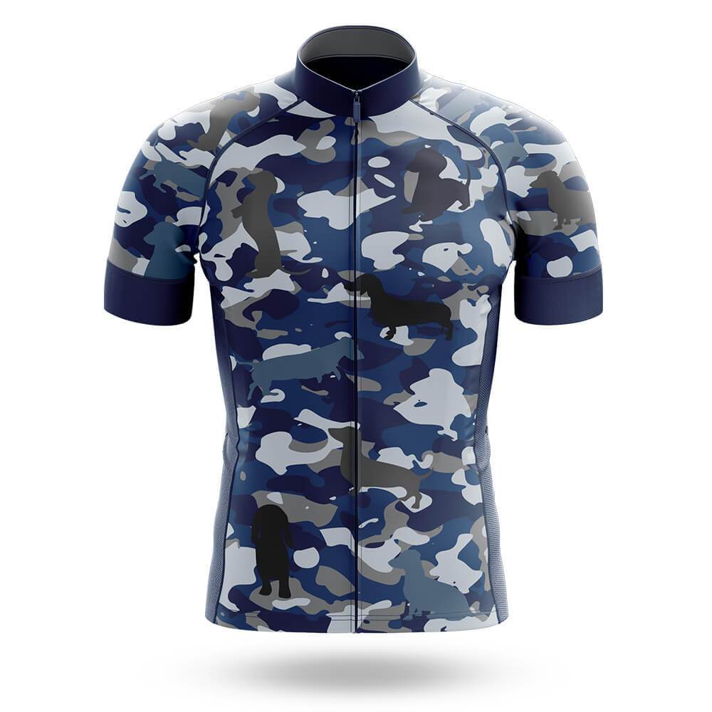 Camo Dachshund Men's Short Sleeve Cycling Kit - Image 3