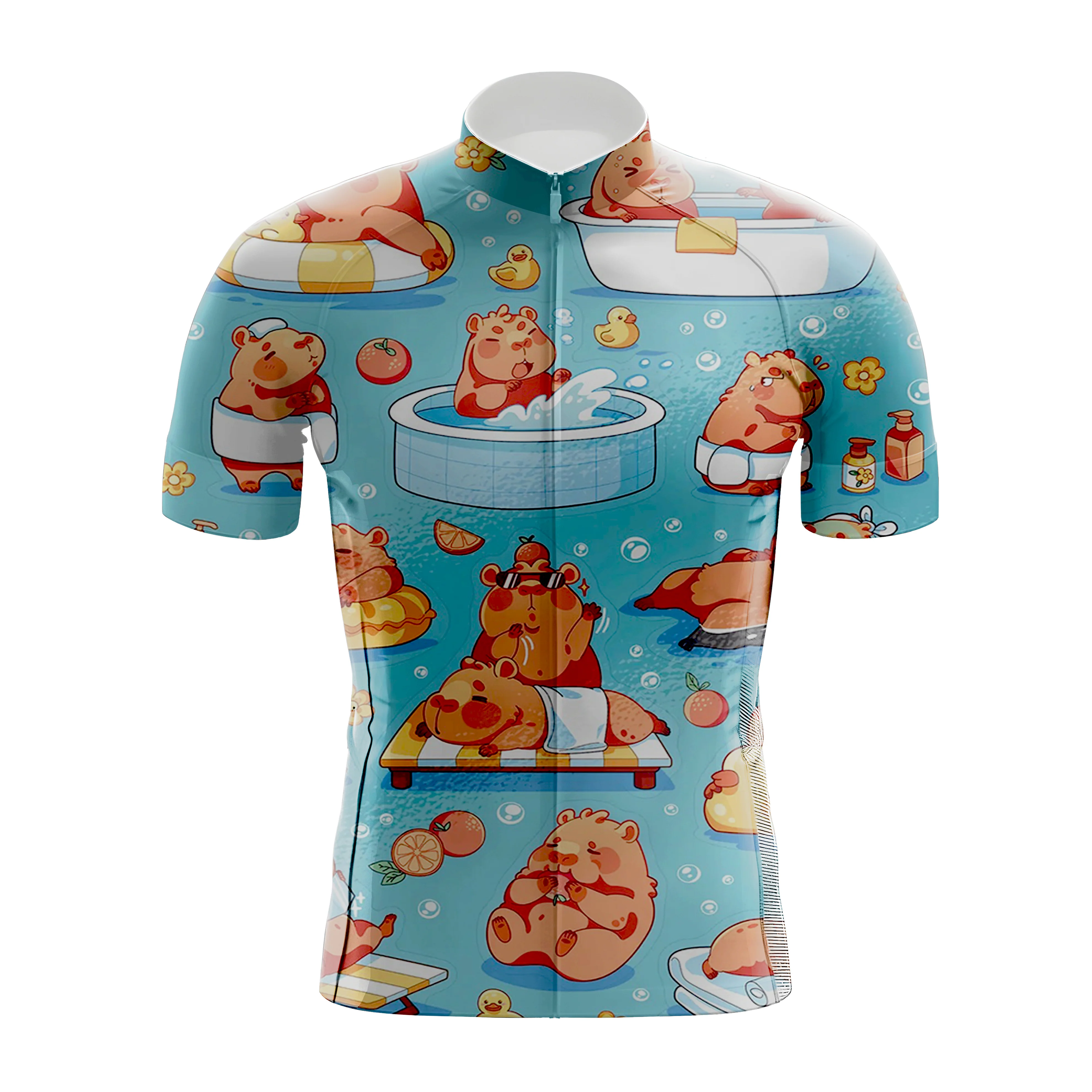 Capybara Cartoon Men's Cycling Kit - Image 3