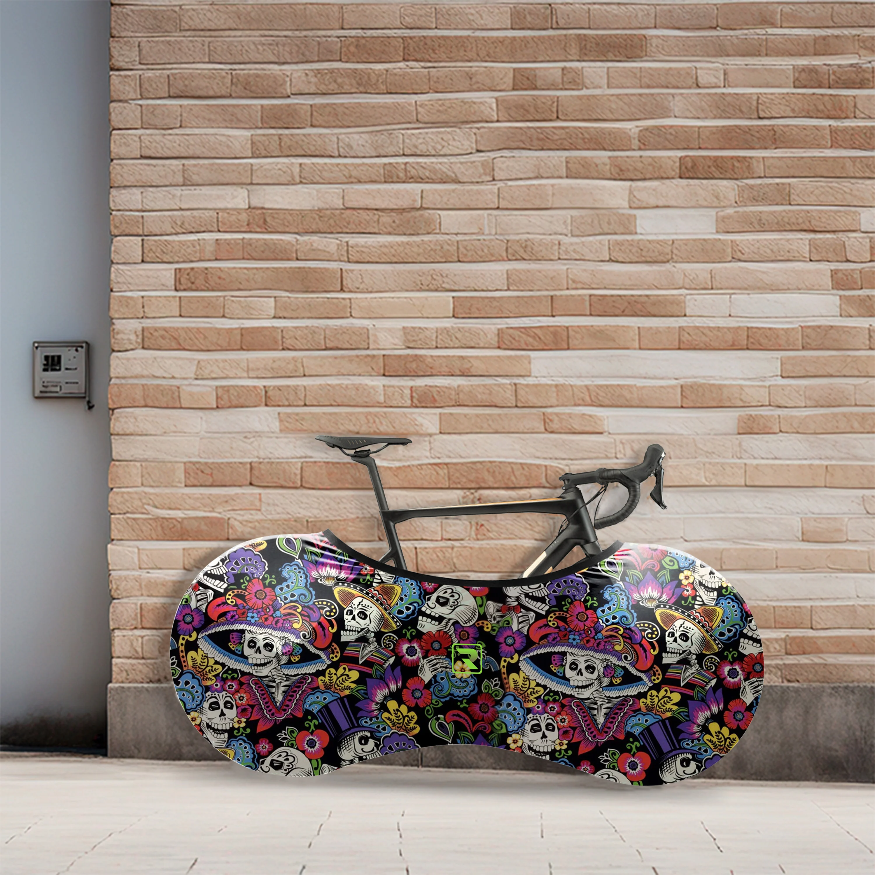 Carnival Girls And Skulls Bicycle Wheels Cover - Image 4
