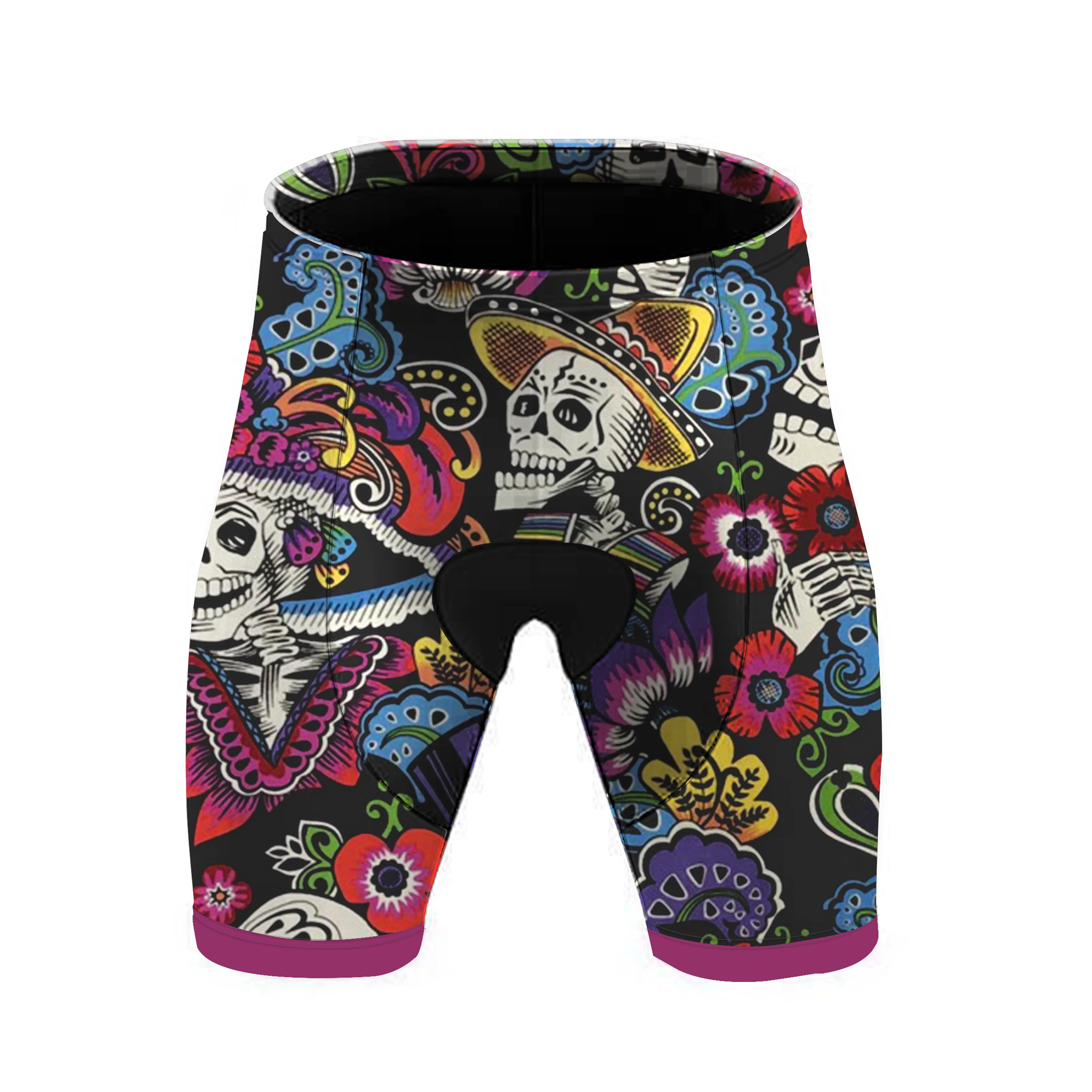 Carnival Girls and Skulls Women's Short Sleeve Cycling Kit - Image 5