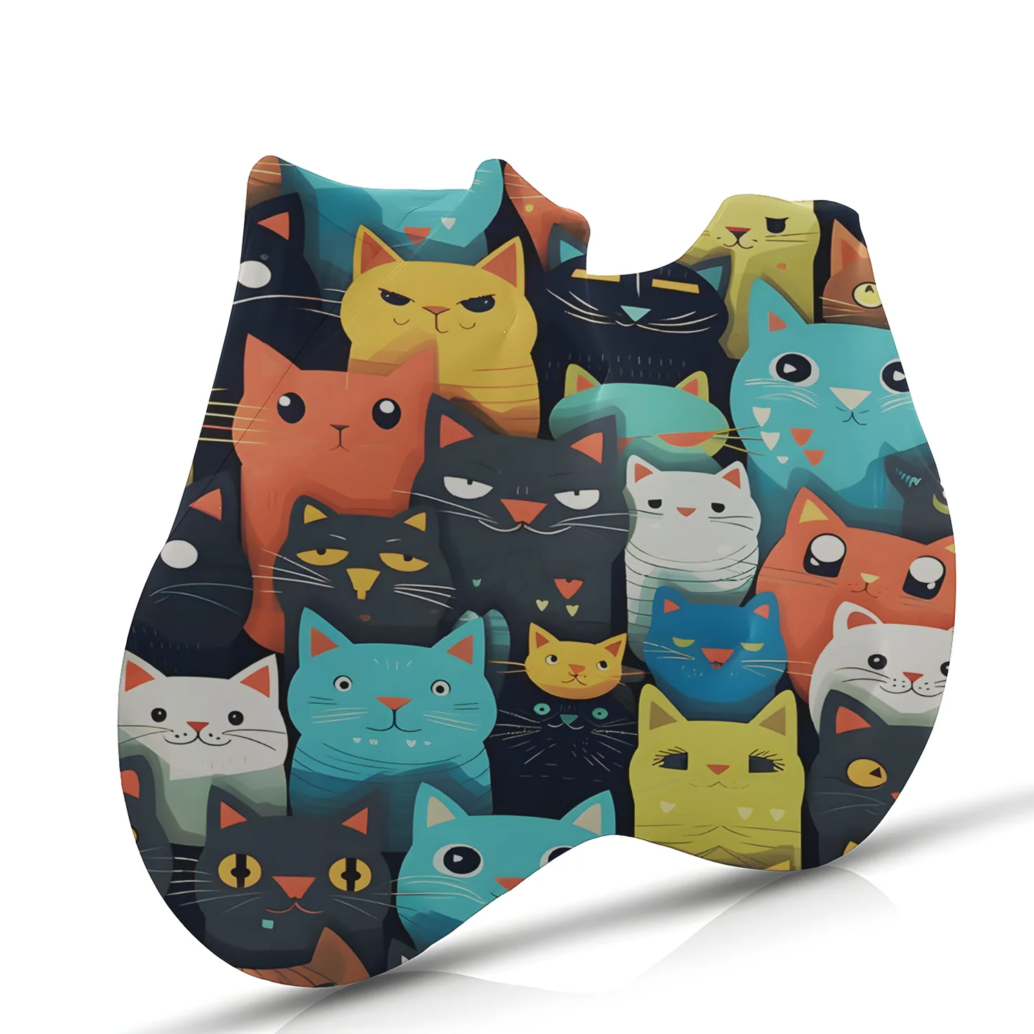 Cartoon Cat Bicycle Full Cover - Image 3