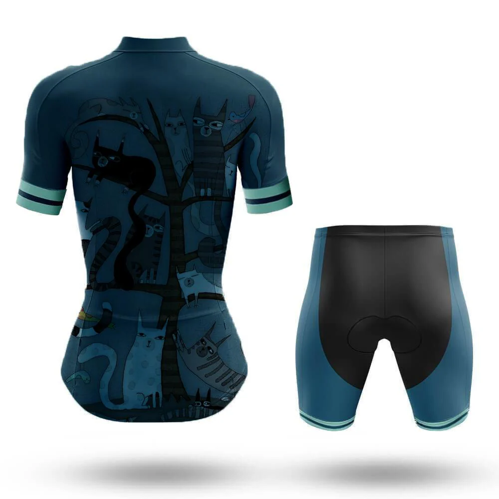 Cat Casual Women's Short Sleeve Cycling Kit - Image 2