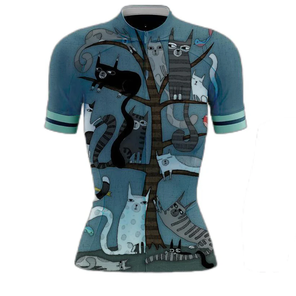 Cat Casual Women's Short Sleeve Cycling Kit - Image 3