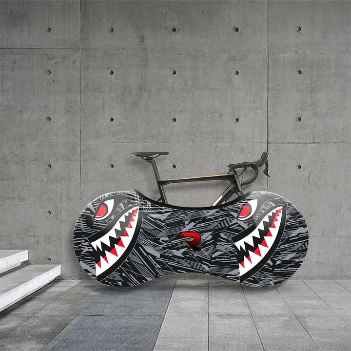 Classic Shark Bicycle Wheels Cover - Image 2