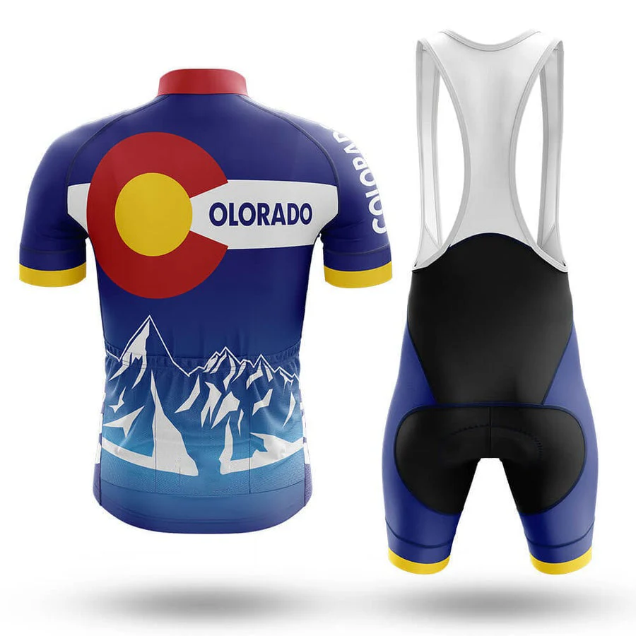 Colorado Mountains Men's Short Sleeve Cycling Kit - Image 2