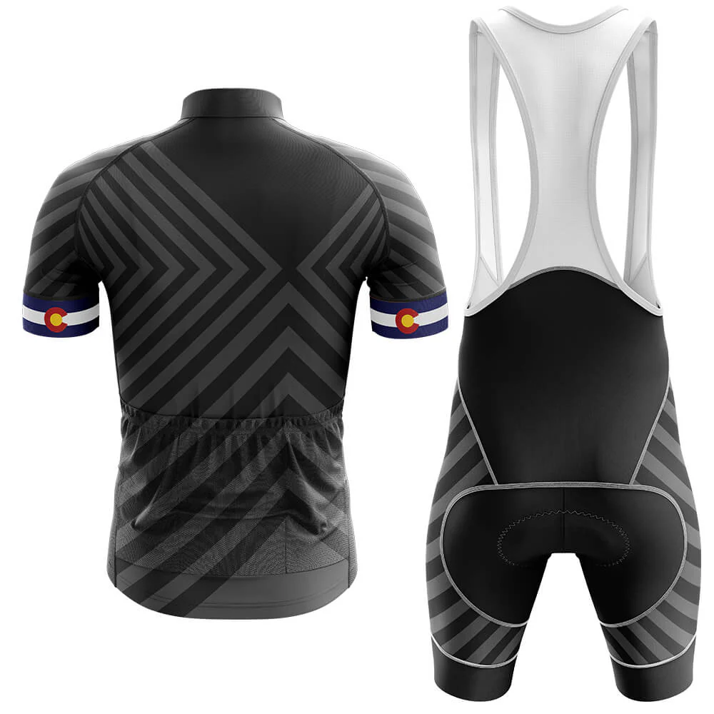 Colorado Black Men's Short Sleeve Cycling Kit - Image 2