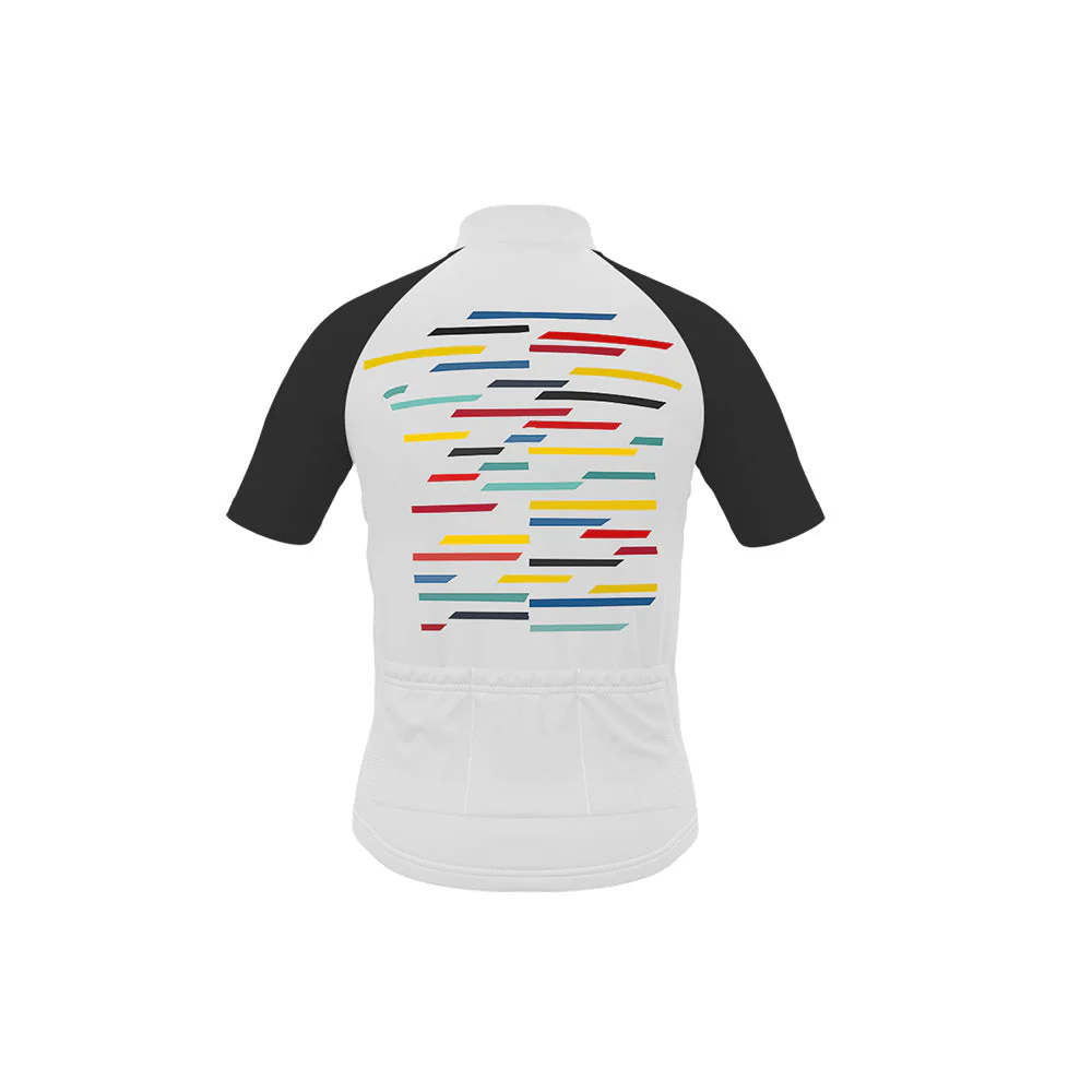 Colored Lines Kid's Cycling Kit - Image 5